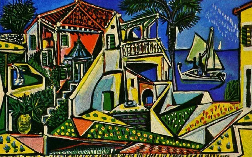 Mediterranean landscape by Picasso